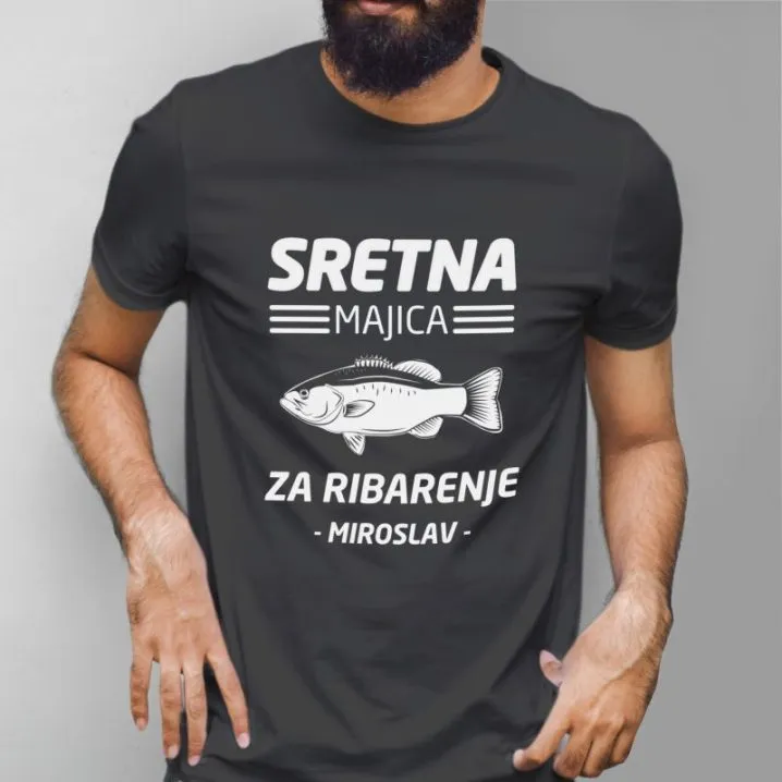 personalizirana sretna majica za ribarenje - slika 2