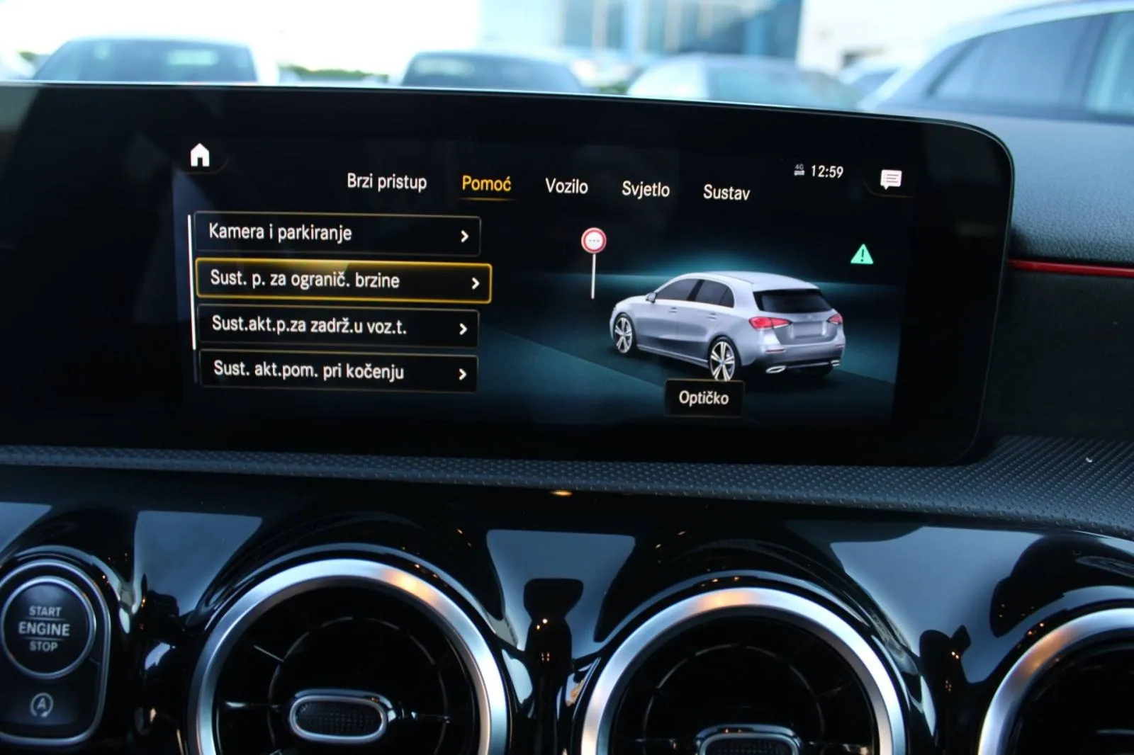 mercedes-benz klasa a 200d automatik amg *led, navigacija, kamera* - slika 8