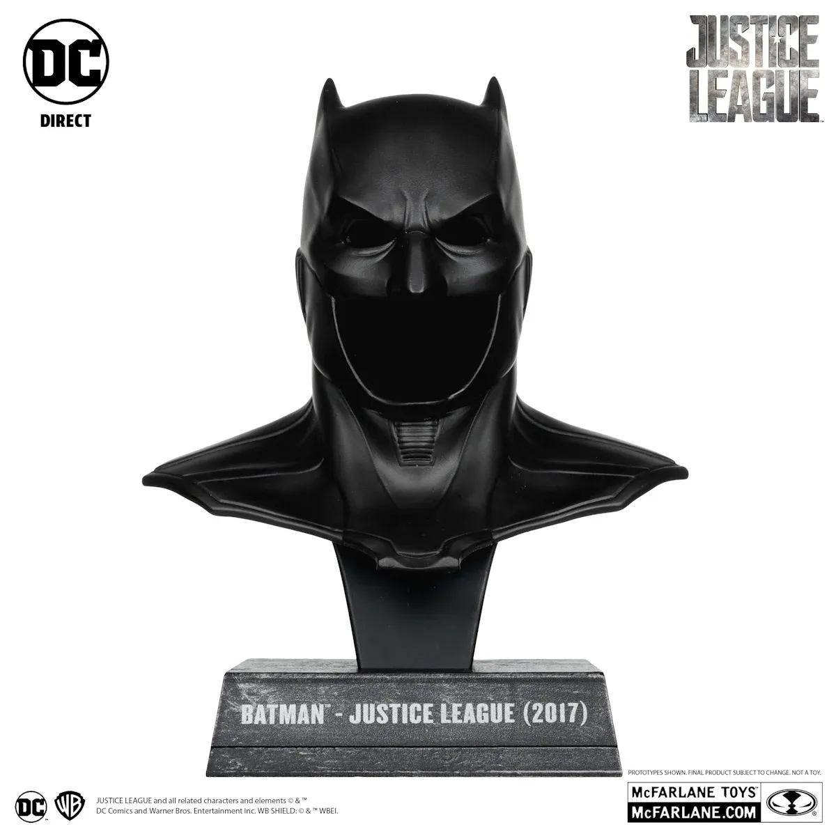 mcfarlane dc direct – batman (justice league) cowl replica - slika 2