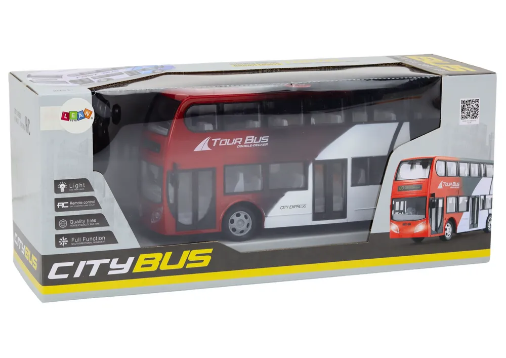 double decker bus remote controlled rc lights - slika 4