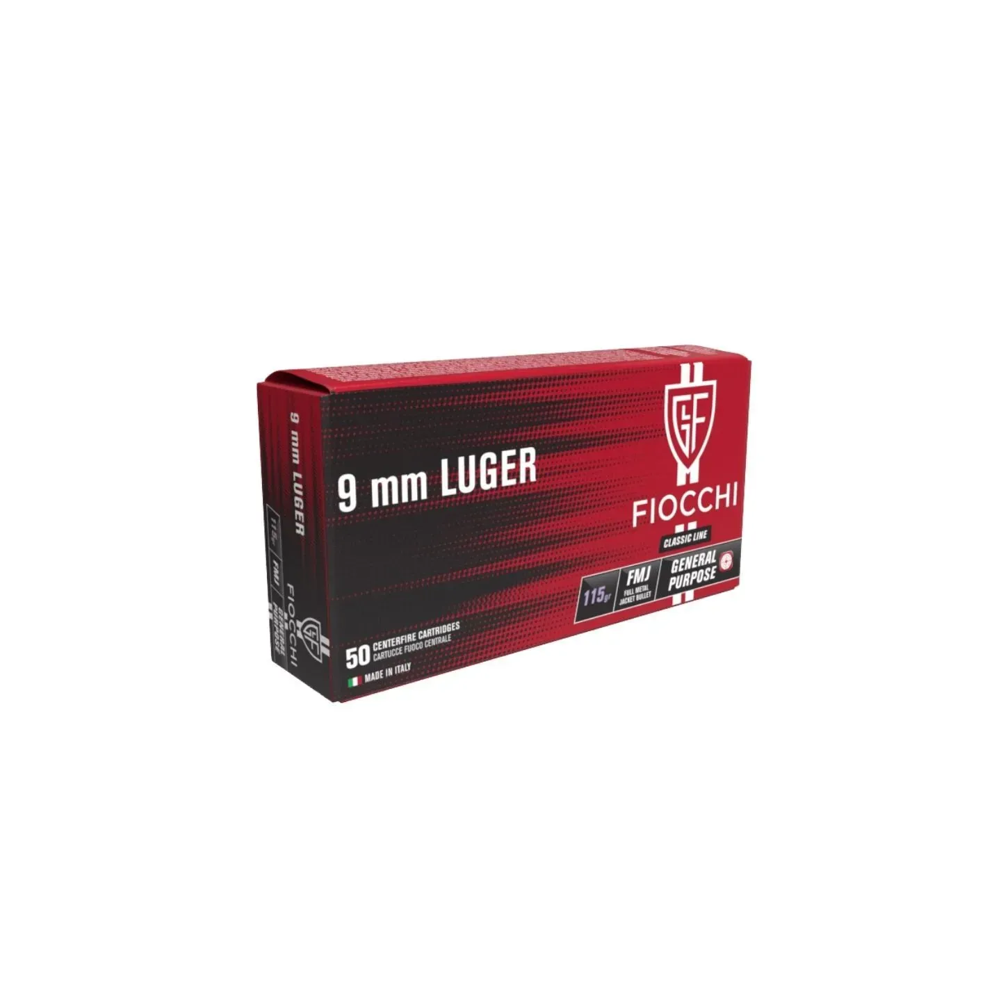 Fiocchi 9mm Luger 115gr FMJ - Poreč