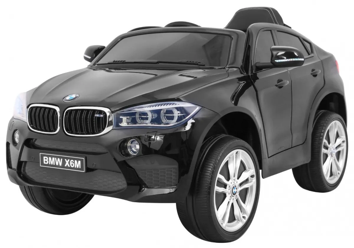 Licencirani auto na akumulator BMW X6M - crni/lakirani - Mursko Središće