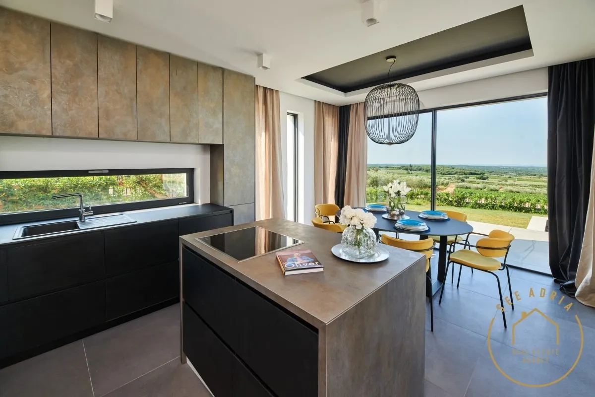 villa sa panoramskim pogledom na more i vinograde - slika 11