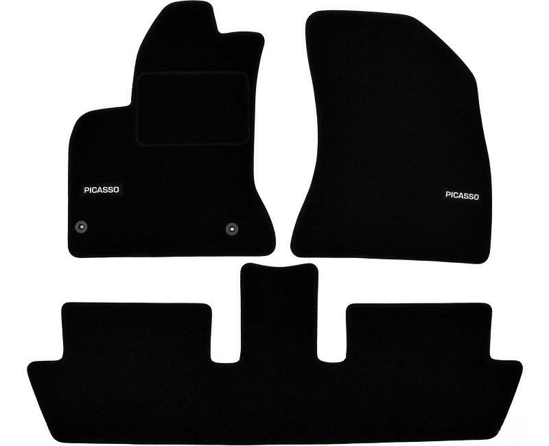 tekstilni auto tepisi s logom za citroen c4 picasso-grand - slika 3