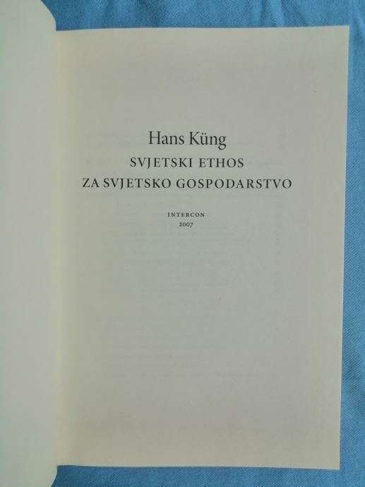 hans küng – svjetski ethos za svjetsko gospodarstvo [zz9] [b46] [b42] - slika 2