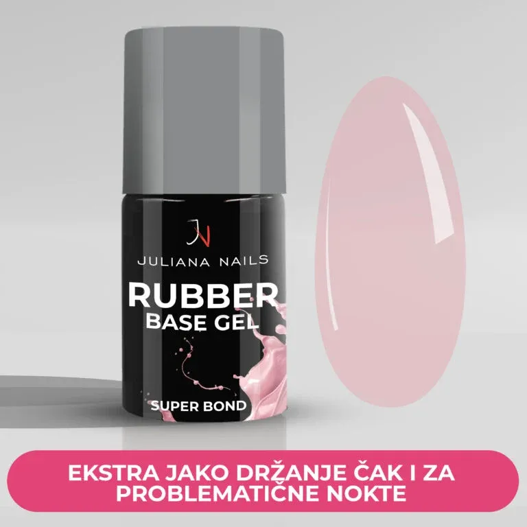 Gel lak – Rubber Base Gel – Rose - 6ml - Zagreb