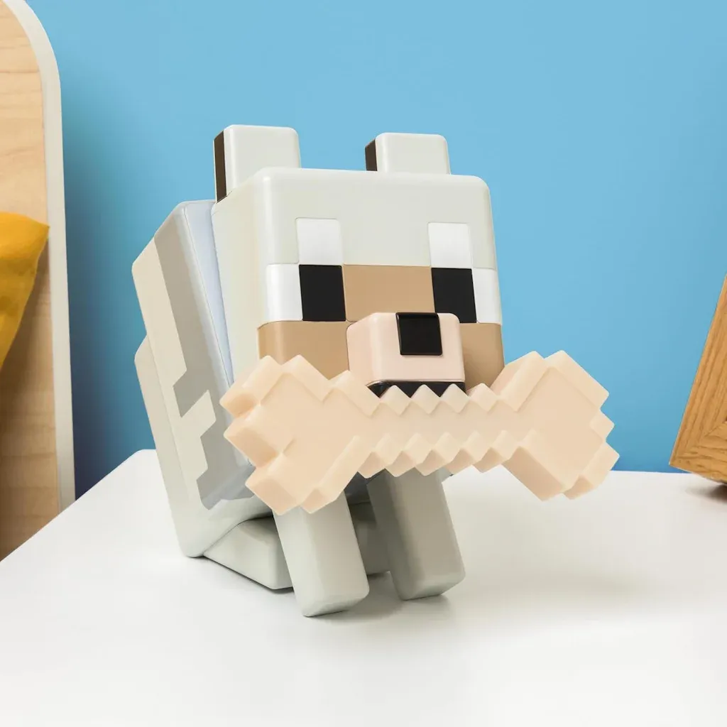paladone globuddies minecraft wolf light - slika 4
