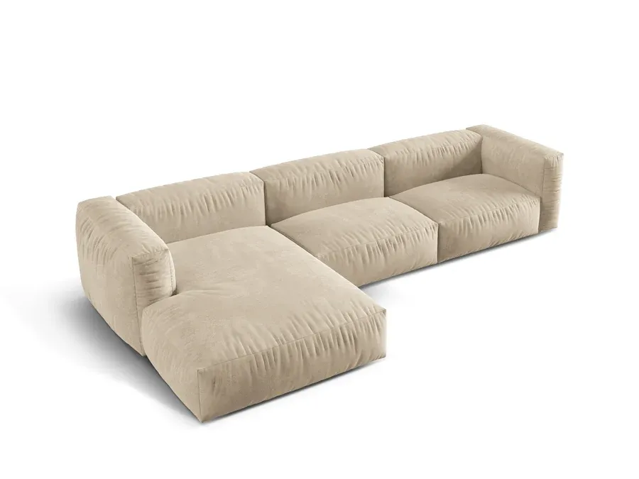 kutna garnitura martina, 330x176cm, materijal: baršun - slika 3