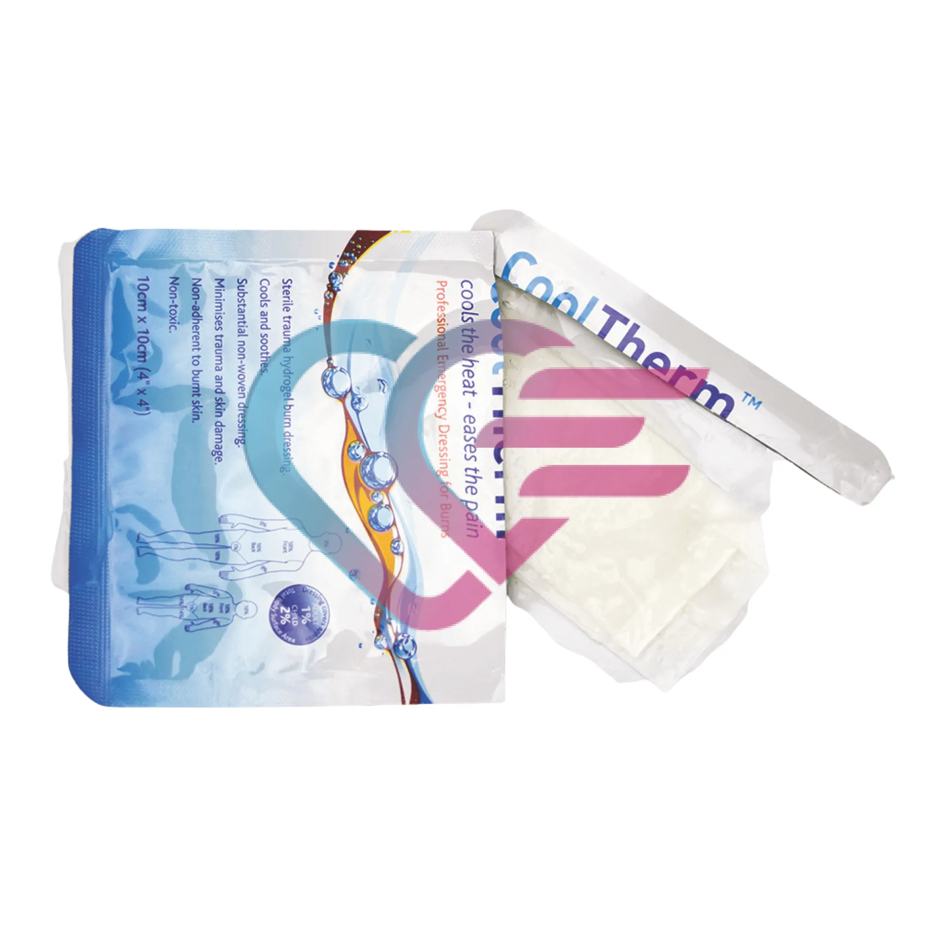 kompresa za opekline cooltherm 10×10 cm - slika 2