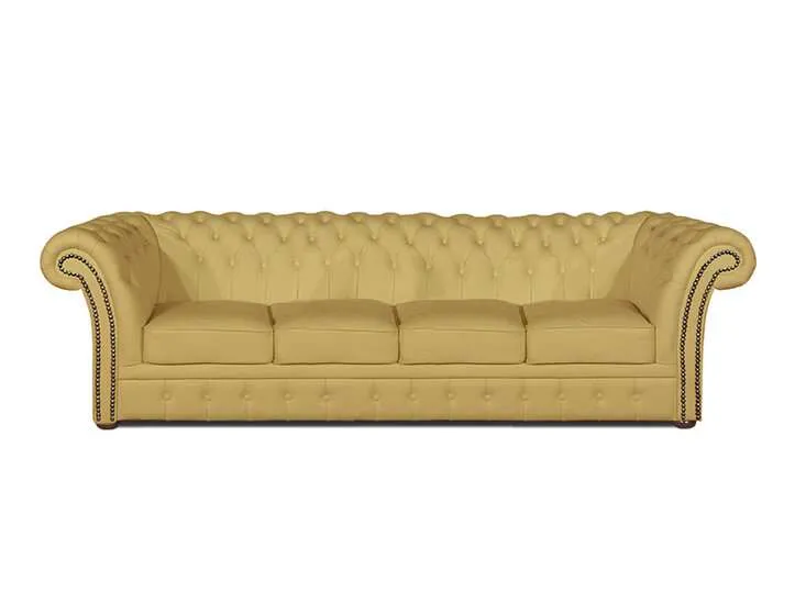 chesterfield garnitura winfield basic luxe leather | 4-sjedišta - slika 1