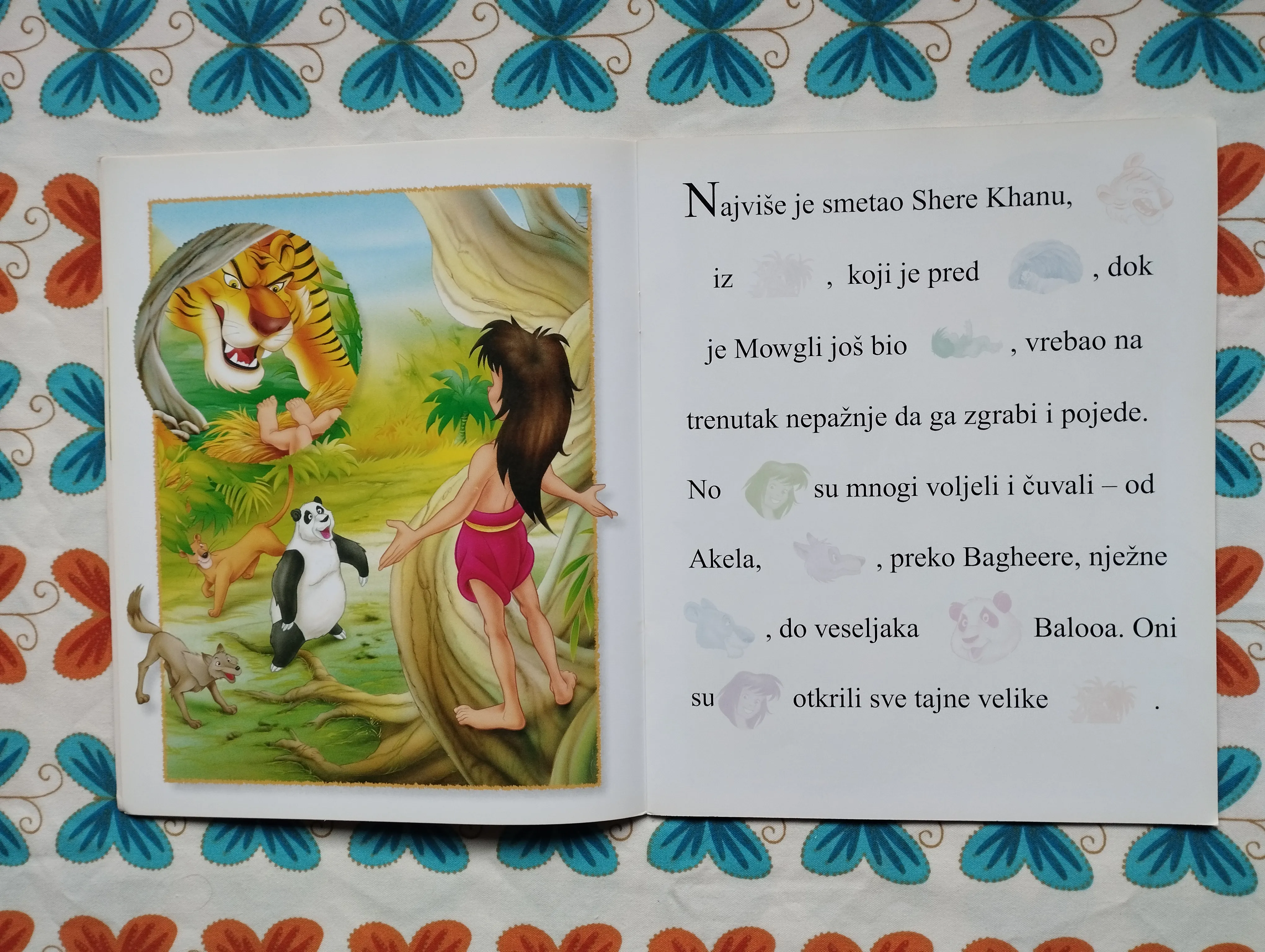 piktogrami s naljepnicama - knjiga o džungli - slika 3