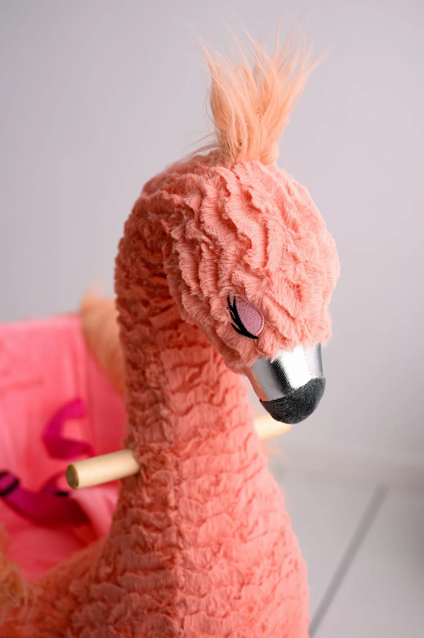 flamingo – ljuljačka, guralica i sjedalica za djecu – dječje igračke - slika 4