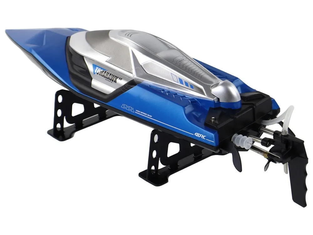 motorboat r/c 2.4g lights 30 km/h blue - slika 4