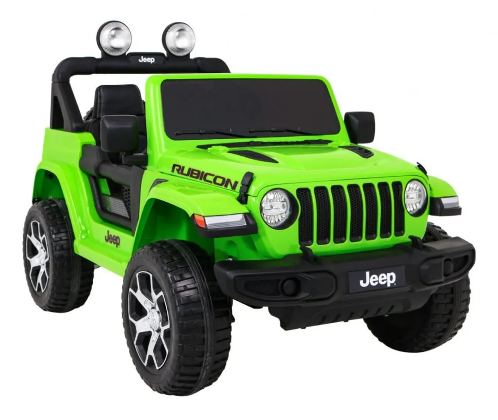 licencirani auto na akumulator jeep wrangler rubicon 4x4 - zeleni - slika 14