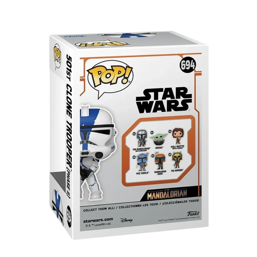 funko pop! star wars – 501st clone trooper (phase ii) #694 - slika 3