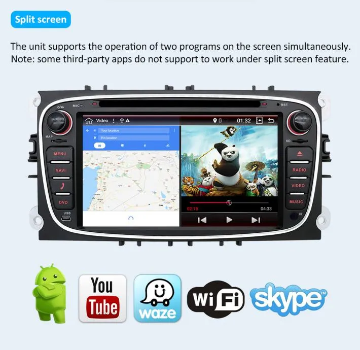 ford gps navigacija original 2din radio - slika 8