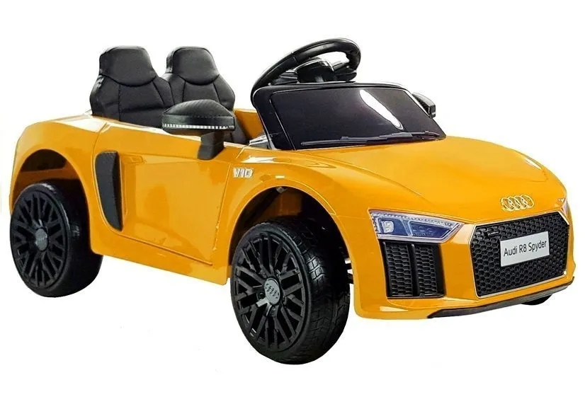 Licencirani auto na akumulator Audi R8 Spyder - žuti - Mursko Središće