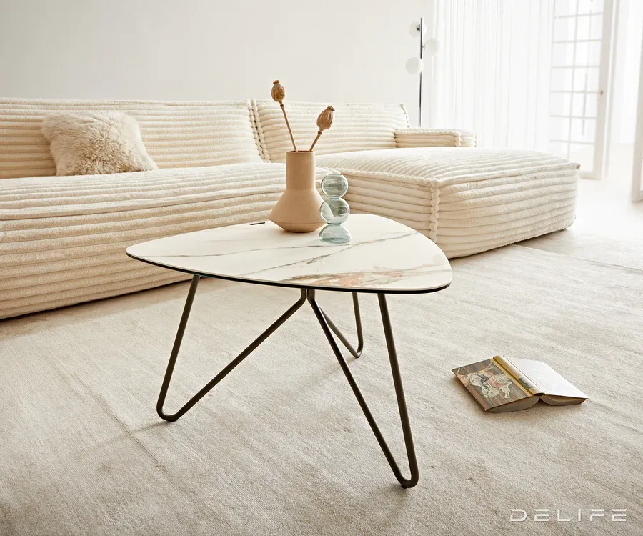 Klub stolić Ekrem 66x65cm, Materijal: Keramika Calacatta - Čakovec
