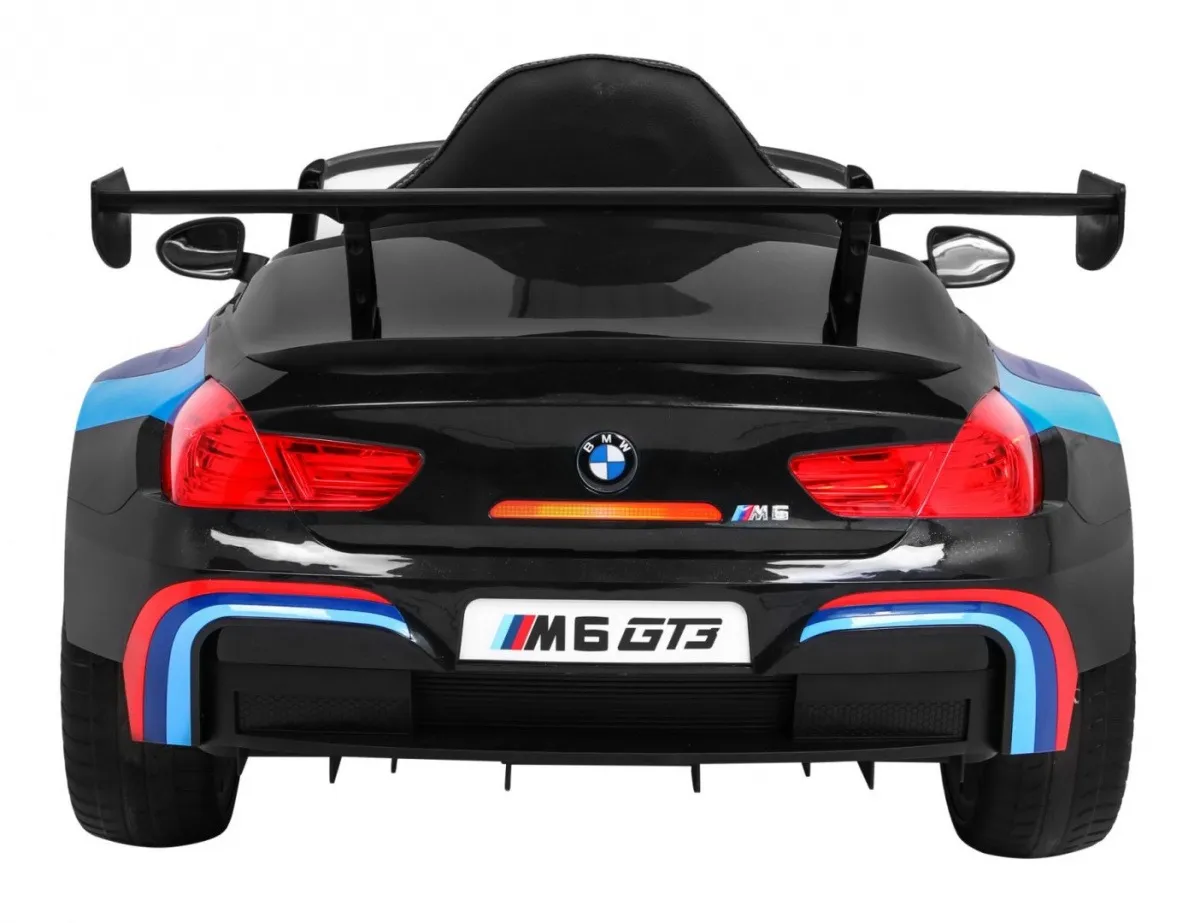 licencirani auto na akumulator bmw m6 gt3 - crni - slika 3