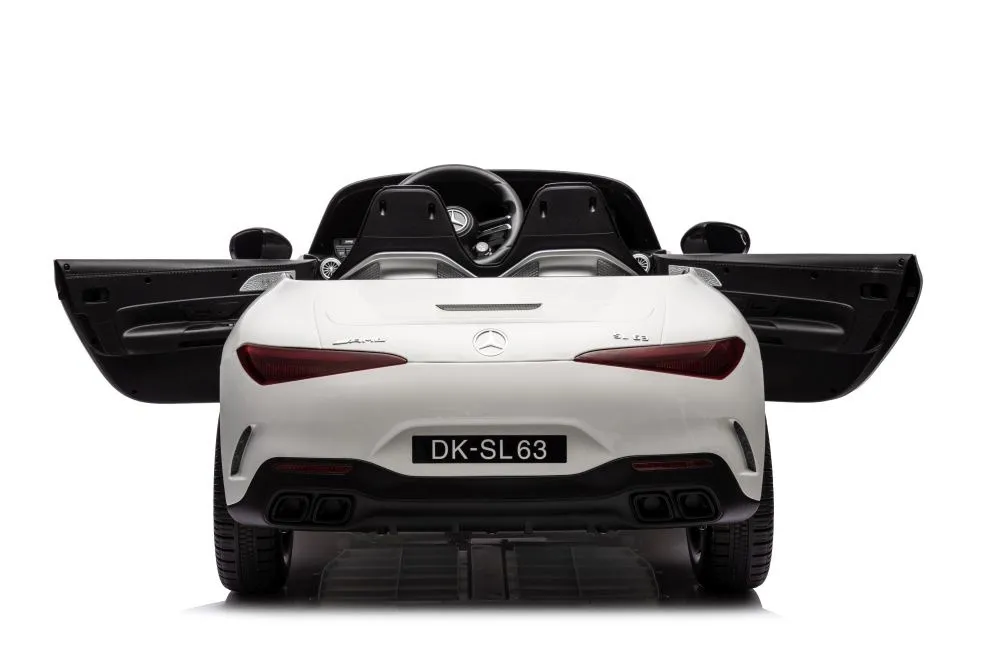 licencirani auto na akumulator mercedes amg sl63 - bijeli - slika 4