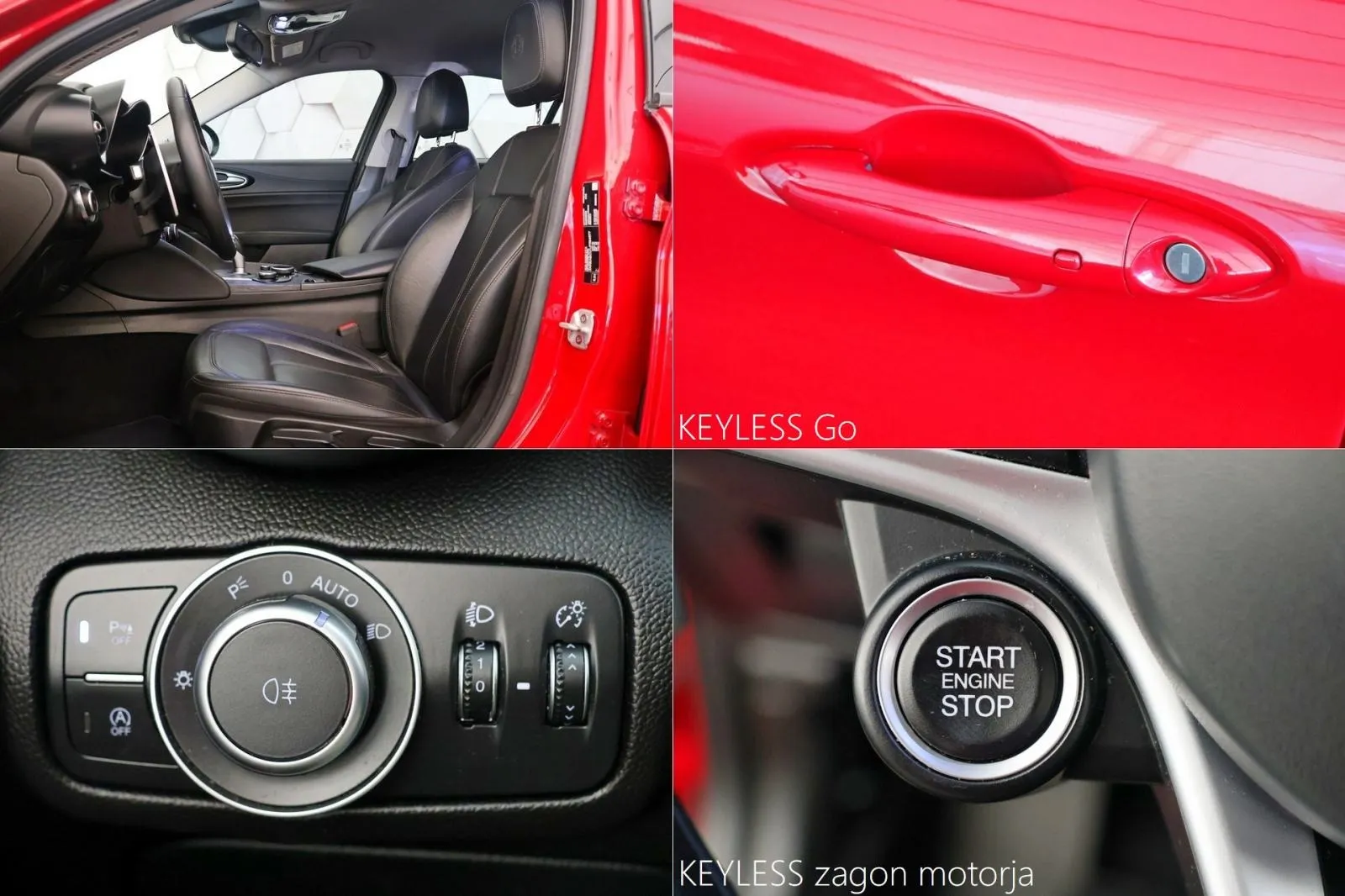 alfa romeo giulia 2.2jtdm at8 super led+biksenon navi radar - slika 14