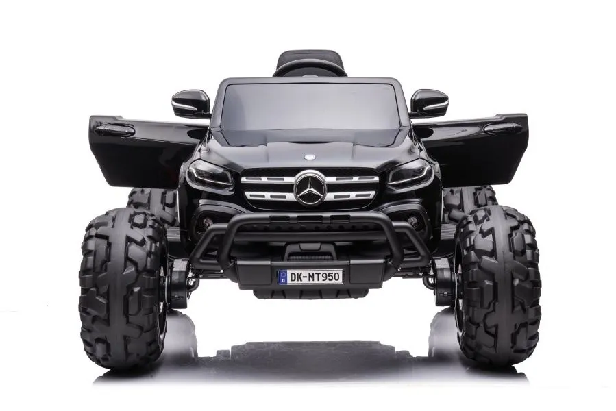 licencirani auto na akumulator mercedes dk-mt950 4x4 - crni/lakirani - slika 8