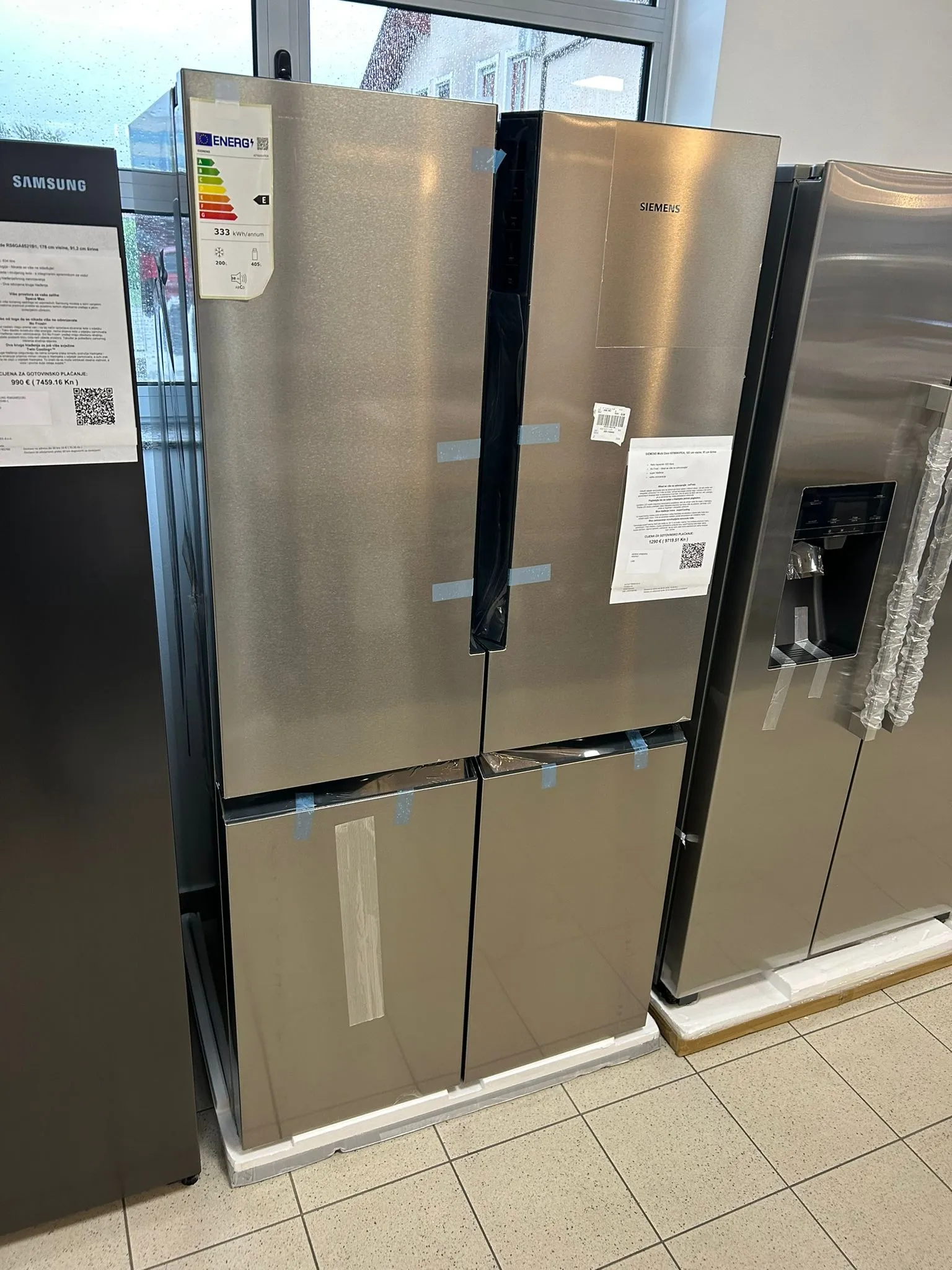 siemens multi door kf96nvpea, 183 cm visine, 91 cm širine - slika 3