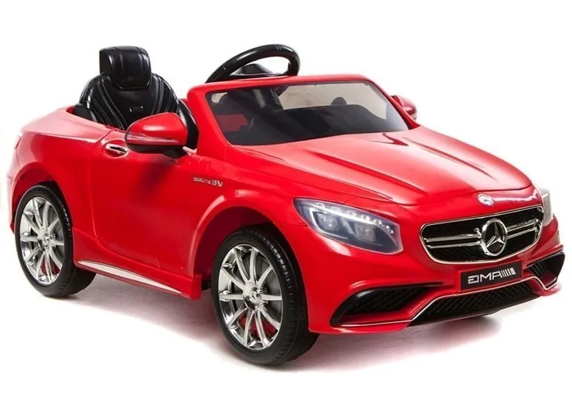 Licencirani auto na akumulator Mercedes S63 AMG - crveni - Mursko Središće
