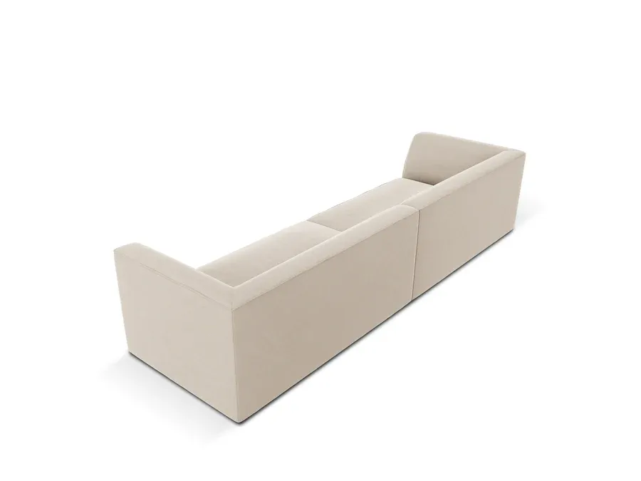 sofa ruby, 4 sjedala, 302x93cm, materijal: baršun - slika 5