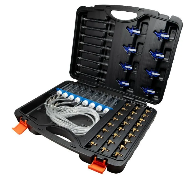 Common rail set mjerača protoka goriva s adapterima za V8 motore - Prelog