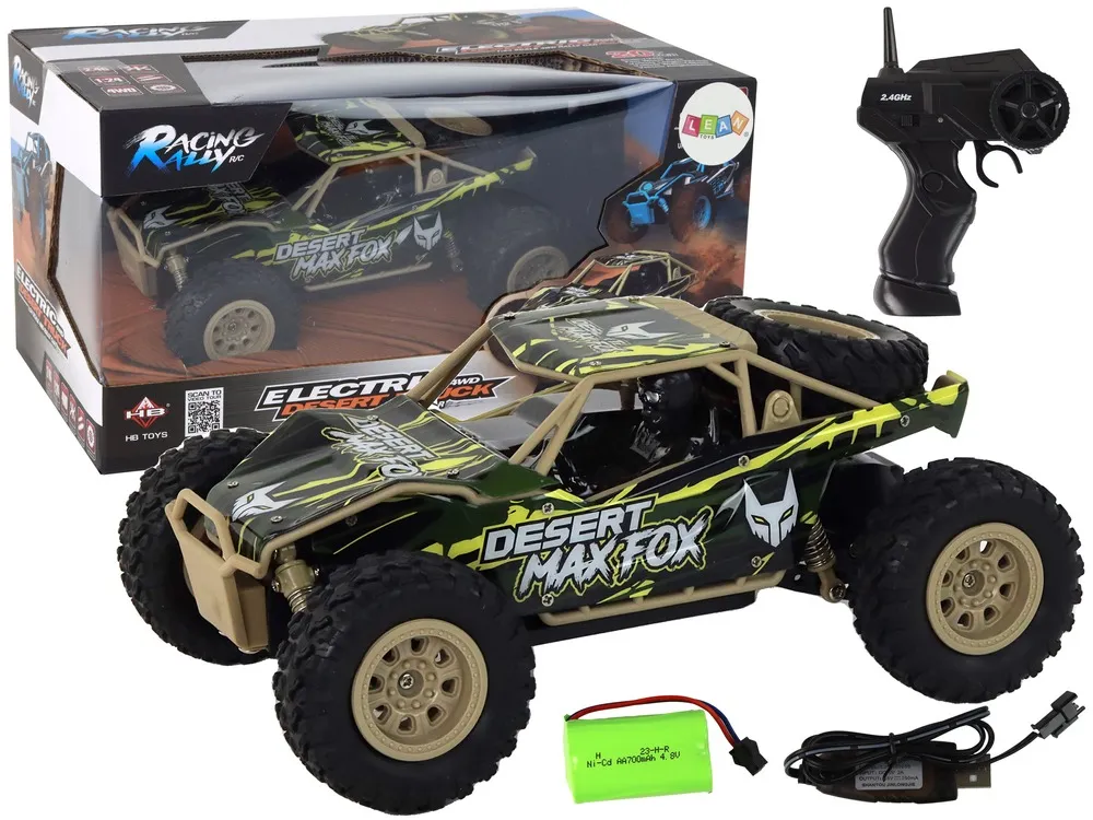 Remote Control Off-Road Car R/C 1:24 Brown-Green - Mursko Središće