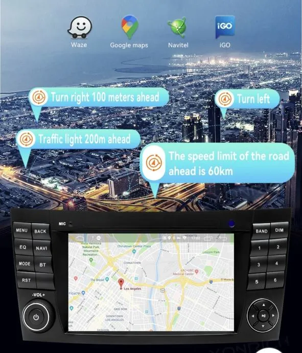 original multimedija za e klasa w211 w219 android navigacija wifi 2din - slika 9