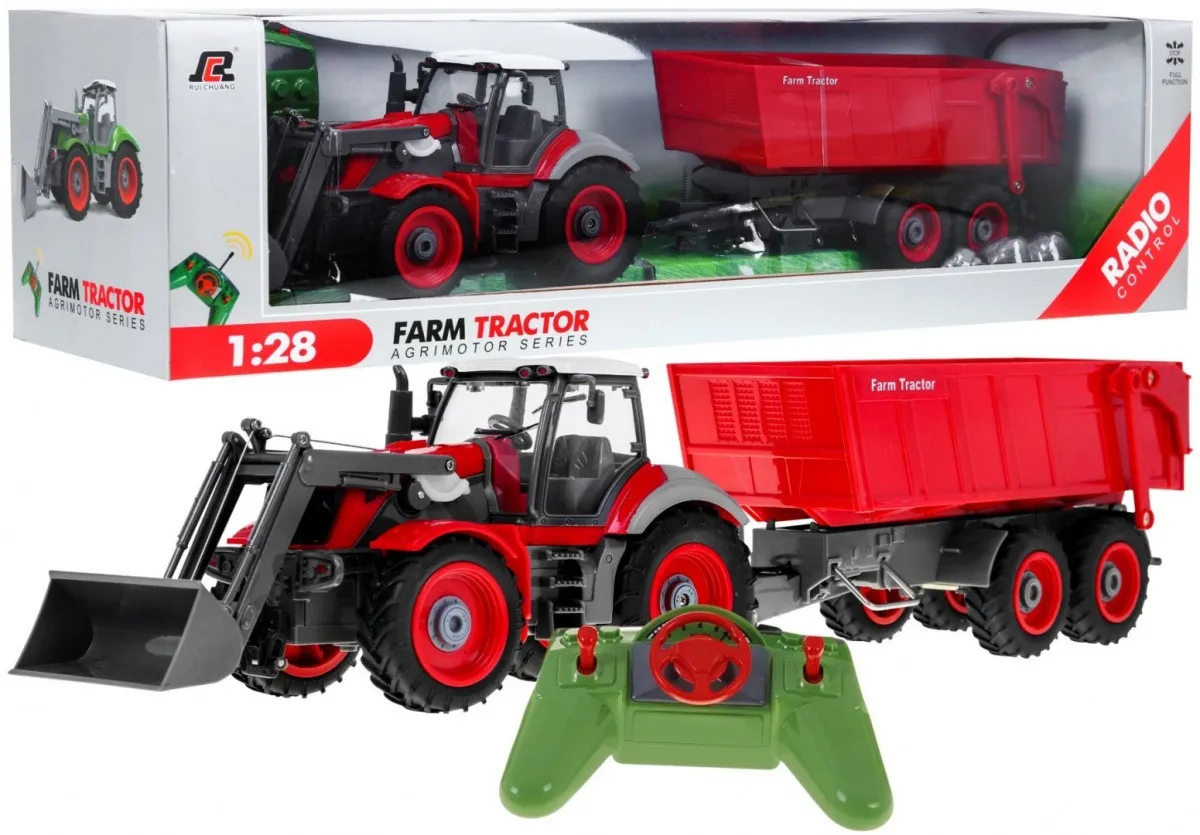 Tractor Red Trailer Red 2.4 GHz - Mursko Središće