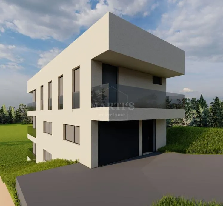 kustošija, građ. zemljište s projektom kuće, 726 m2 - slika 2