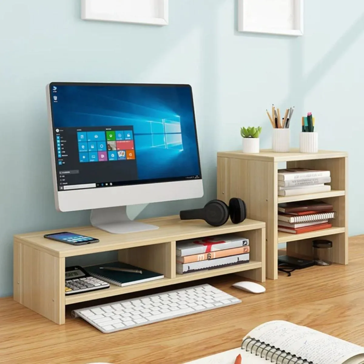 ergonomic double plus - višenamjenska polica za radni stol - slika 3