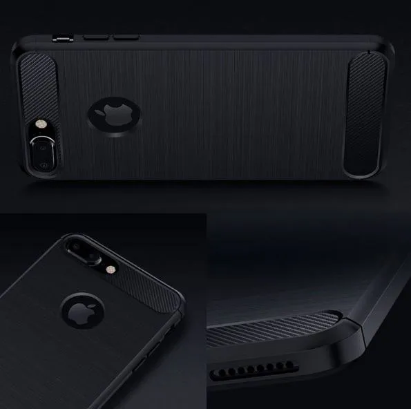 iPhone 7 i 8 plus crna maska TPU-iDoctor Selska cesta-odlična zaštita! - Zagreb