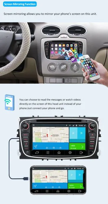 ford gps navigacija original 2din radio - slika 3