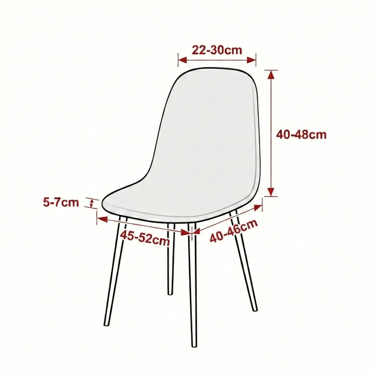 nordic comfort - rastezljive navlake za moderne stolice - slika 2