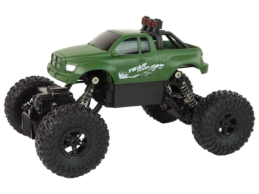 remote controlled car r/c 2.4 ghz 1:18 green - slika 2