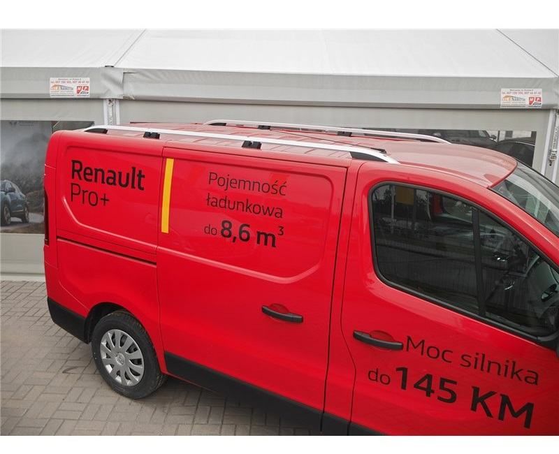 uzdužni krovni nosači za opel vivaro-l1-l2-l3-crna -srebrna boja - slika 3