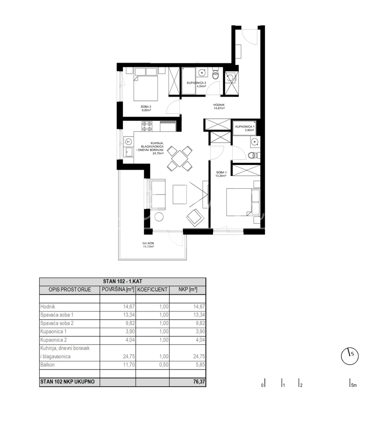 odra-stanovi u novogradnji- s102- t-76,37 m2 - 239.110 € - slika 5