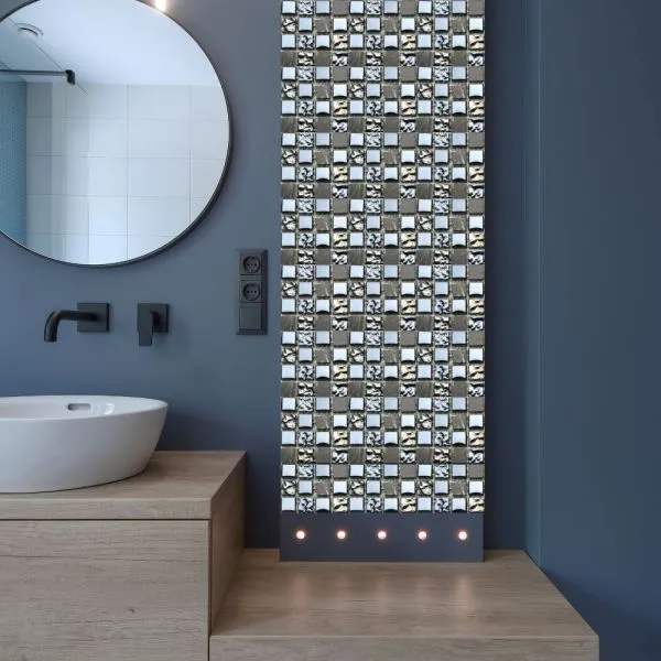 (10komada paket) 3d zidne pvc mozaik panel pločice - samoljepljive vod - slika 7