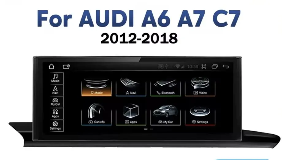 audi a6 c7 a7 2010-2018 12,3" ekran originalna multimedija android - slika 6