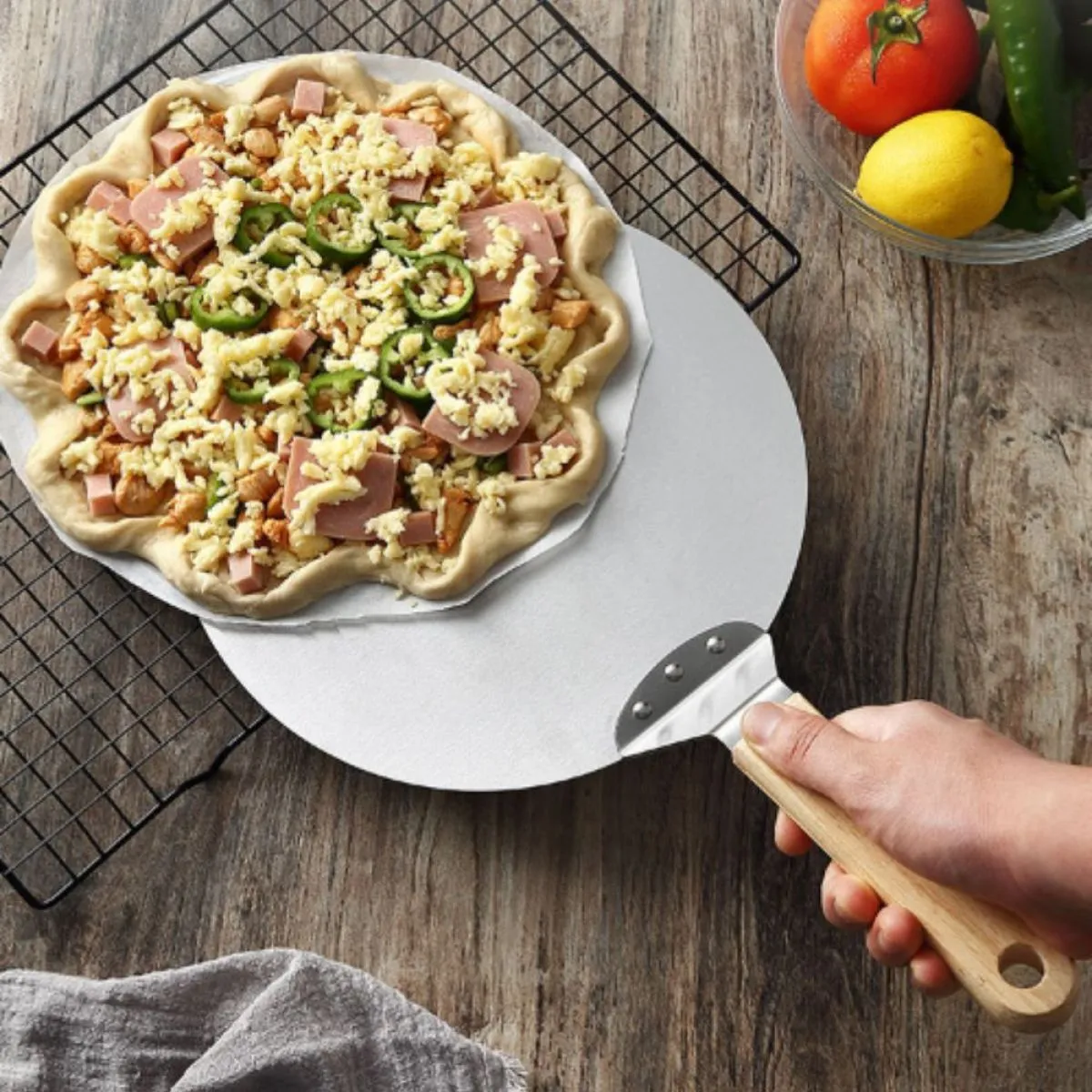 Držač za pizzu od nehrđajućeg čelika - Zagreb