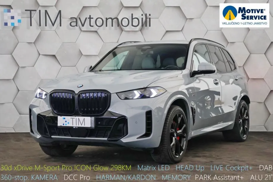 BMW X5 30d xDrive AT8 M-Sport ICON Glow MATRIX 360-KAMERA - Trzin