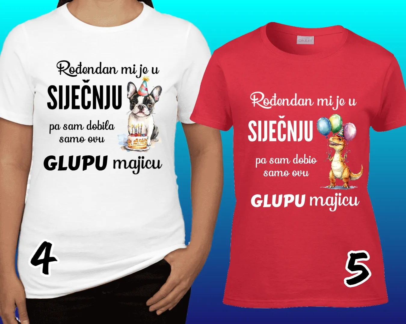 majica za rođendan u siječnju - slika 4