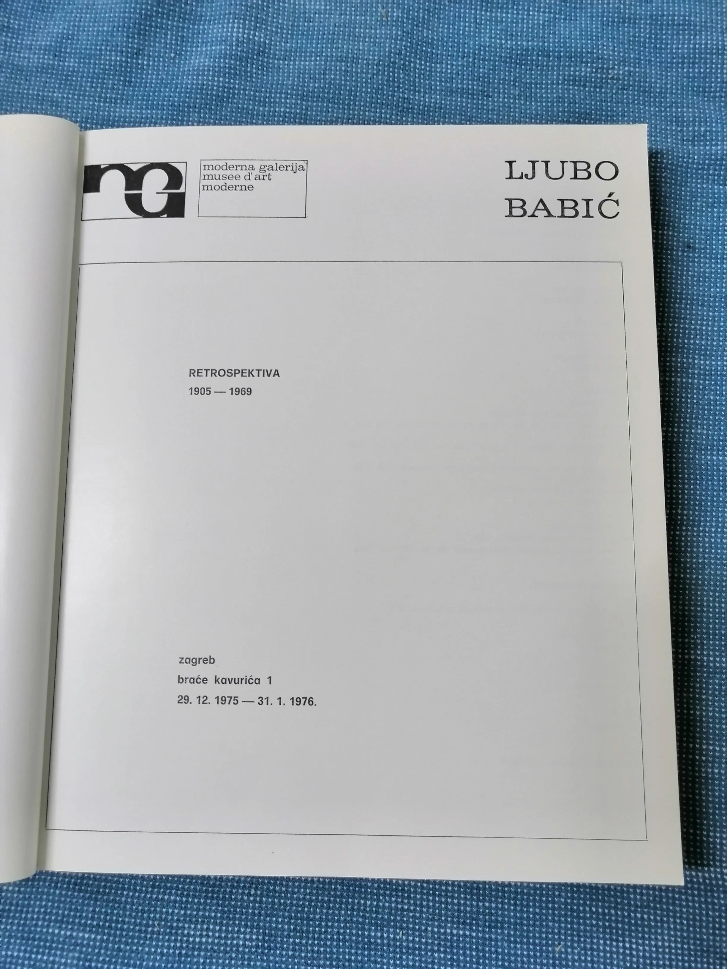 ljubo babić – retrospektiva 1905–1969. - slika 2