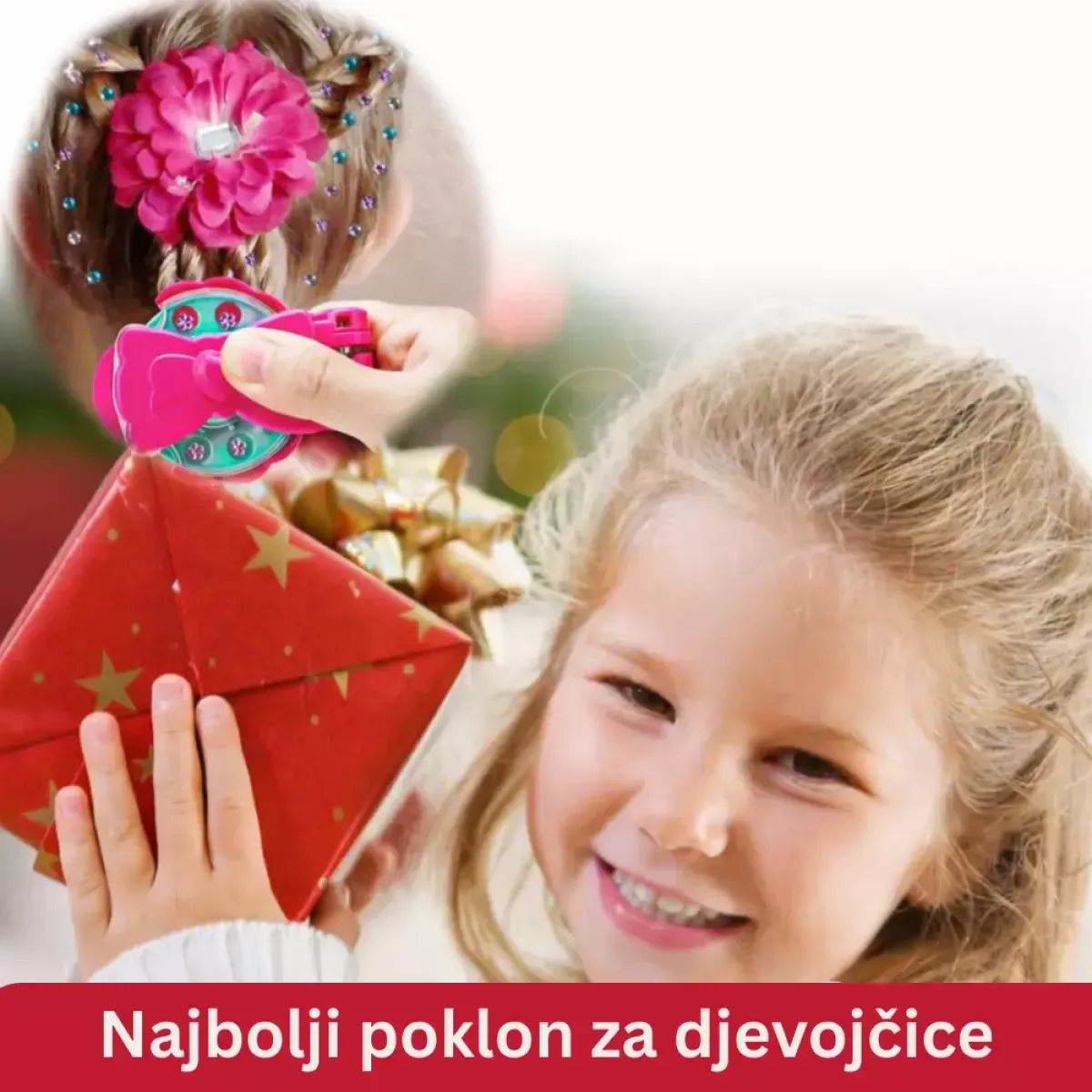 magična bušilica za kosu s cirkonima – dječji kreativni set - slika 2
