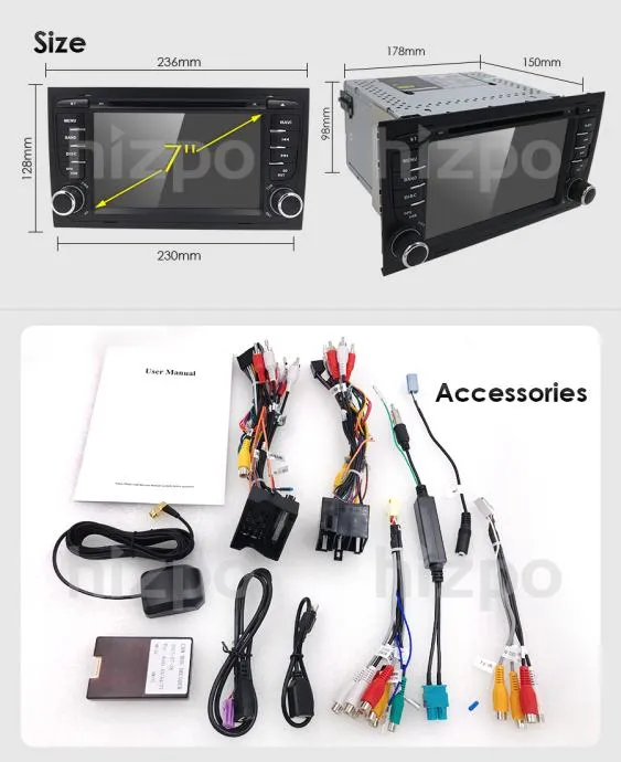 audi a4 android 10 usb sd gps navigacija original - slika 9