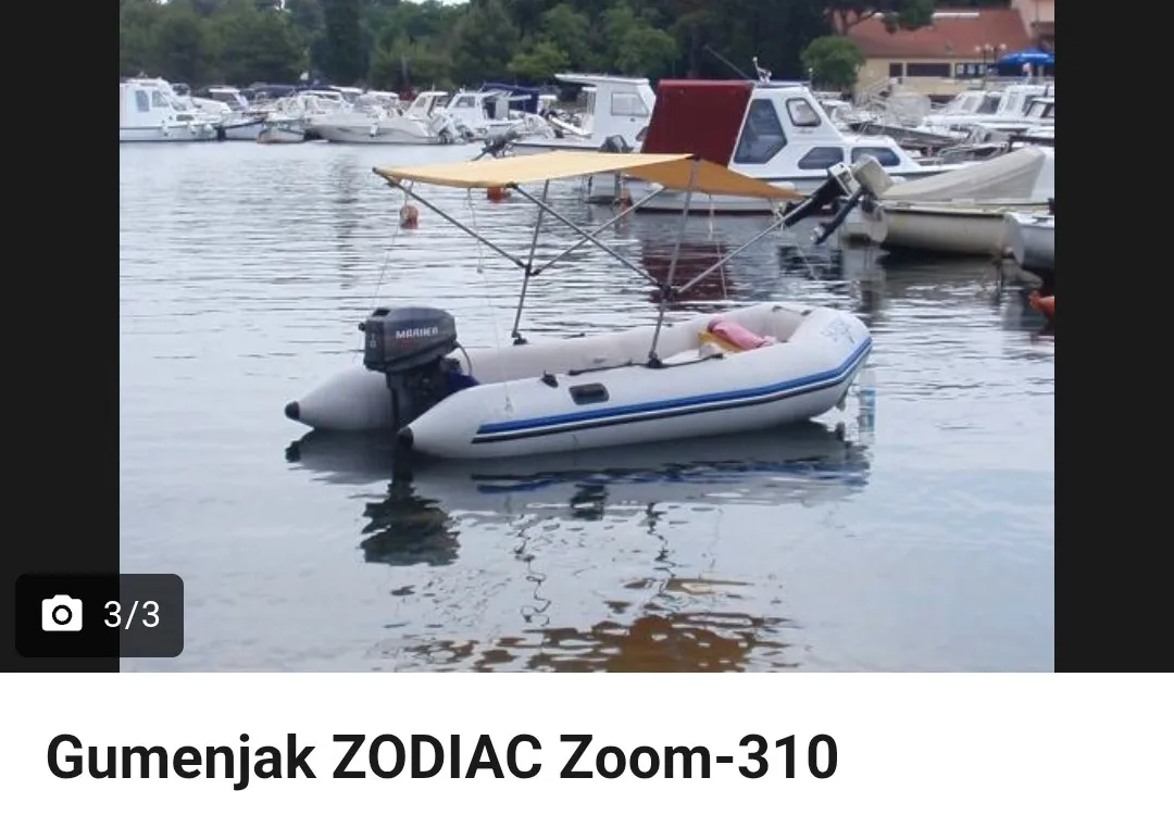 gumenjak zodiac zoom-310+tohatsu 9.8 ks - slika 4